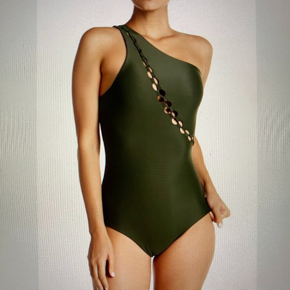 NWT Mikoh Green One Piece Swimsuit